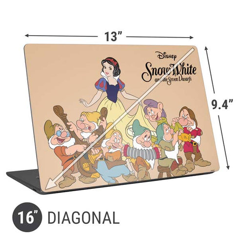 Disney Snow White and the seven dwarfs Universal Laptop 16in (13 x 9.4in) Skin